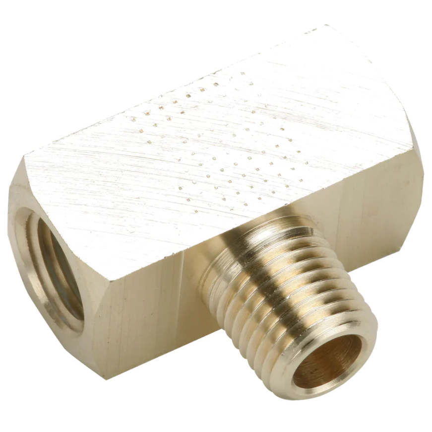 Conector En T De Latón Para Manguera | 1/2" BSP | 3 Vías | Flexible | Para Agua, Gas, Combustible