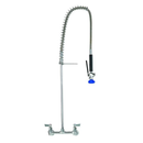 Unidad de Pre Enjuague 8"  Fisher Acero inoxidable, Montura de pared, Válvula de pulverización 2.65 gpm