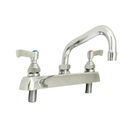 Fisher 26131 Llave mezcladora 8" a cubierta (piso), Cuello de 12