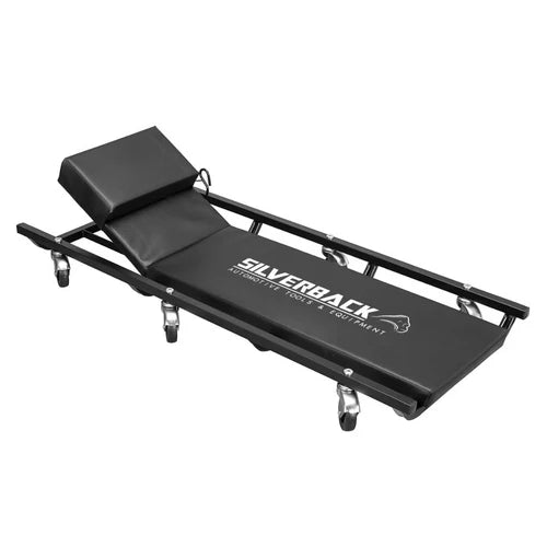 Camilla para Mecánico Reclinable Hasta 35 con 6 Ruedas Silverback