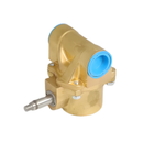 Valvula de Solenoide Marca Parker Skinner de Laton de 2 vias, NC, Piloteada, 1 pulg. NPT, sellos de PTFE (VAPOR Y QUIMICOS), 10W, 125 PSI MAX.