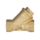 Filtro en Y, Cuerpo en Laton 1/2 NPT, Filtro Acero Inox, Grado de Filtracion 500, 290 PSI, Temperatura Maxima 110C