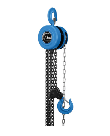 Malacate Manual de Cadena con Capacidad de 2 Toneladas Silverback