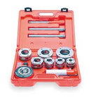 Juego de tarraja Urrea para Tubo NPT de 1/2 pulg. a 2 pulg. 9 pzas