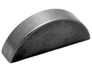 Cunia Woodruff para flecha de 1/4 pulg. X 1 pulg. (Media Luna de Acero)
