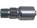 Conexion Crimpable Macho NPT de 3/4 pulg. x 5/8 pulg. ID Manguera, Parker, Serie 43, Acero