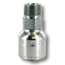 Conexion Crimpable Macho NPT de 1/2 pulg. x 5/8 pulg. ID Manguera, Parker, Serie 71, Acero