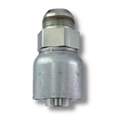 Conexion Crimpable Macho JIC 37 Flare de 5/8 pulg. x 1/2 pulg. ID Manguera, Parker, Serie 71, Acero