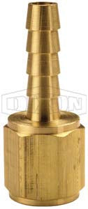 Conexion Push Lock Dixon de Bronce Hembra NPSM Giratoria de 3/8 pulg. X Espiga de 3/8 pulg.