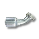 Conexion Crimpable Codo 45 Brida cod 61 serie L de 1 1/4 pulg. x 1 pulg. ID Manguera, Parker, Serie 71, Acero