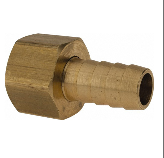 Conexion Push Lock Dixon de Bronce Hembra NPSM Giratoria de 1/2 pulg. X Espiga de 3/8 pulg.