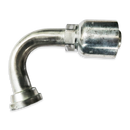 Conexion Crimpable Codo 110 Brida cod 61 serie L de 1 pulg. x 1 pulg. ID Manguera, Parker, Serie 71, Acero