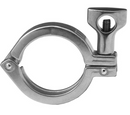 Abrazadera con tuerca mariposa Aserrada Dixon de Acero Inoxidable de 3 pulg.