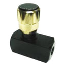 Valvula de control de flujo de 1 1/4 pulg. NPT,95 GPM, 5000 PSI MAX