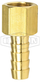 Cople para Oxigeno Dixon de Bronce Hembra UNF de 9/16 pulg. X Espiga de 1/4 pulg.