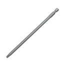 Punta de Poder Torx Urrea de Acero Punta T8 Hexagonal 1/4 pulg. Longitud de 6 pulg.