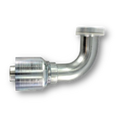 Conexion Crimpable Codo 90 Brida cod 62 serie s de 1 1/2 pulg. x 1 1/2 pulg. ID Manguera, Parker, Serie 78, Acero