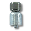 Conexion Crimpable Hembra O-Ring serie s de 12mm x 3/8 pulg. ID Manguera, Parker, Serie 43, Acero