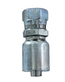 Conexion Crimpable Hembra BSP Flare 30 de 3/8 pulg. x 3/8 pulg. ID Manguera, Parker, Serie 43, Acero