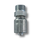 Conexion Crimpable Macho cara plana de 5/8 pulg. x 5/8 pulg. ID Manguera, Parker, Serie 43, Acero