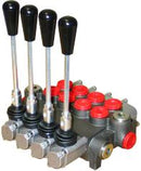 Valvula de control direccional marca Chief, tandem, 4/3, 10 GPM, Puertos SAE 10/8, 4 carretes, 3625 PSI (P40 A1 A1 A1 A1 SKZ1)