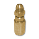 Conexion Crimpable Macho JIC 37 Flare de 1/4 pulg. x 1/4 pulg. ID Manguera, Parker, serie 30, Acero