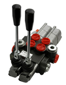 Valvula de control direccional marca Chief, tandem, 4/3, 10 GPM, Puertos SAE 10 laterales y SAE 8 superior, 2 carretes, 3625 PSI MAX (P40 A1 A1 SKZ1)