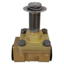 Valvula de Solenoide compacta marca Parker Serie 156, de Laton, de 2 vias, NC, Piloteada, 1/2 pulg. NTP sellos de PTFE (VAPOR Y QUIMICOS), 10 W, 230 PSI MAX