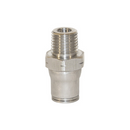 Conexion Push Lock Dixon de Acero Inoxidable Macho NPT de 1/2 pulg.