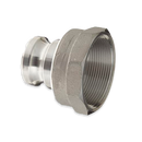 Cople Reductor Camlock Dixon de Aluminio tipo A Adaptador 4 pulg. X Hembra NPT de 3 pulg.
