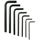 Juego de 7 Llaves hexagonales L  de 5/64 A 1/4 pulg. de Acero con Estuche