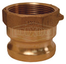 Cople Camlock Dixon de Bronce tipo A Adaptador 5 pulg. X Hembra NPT de 5 pulg.