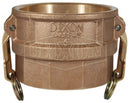 Cople Camlock Dixon de Bronce tipo D Hembra Acople 5 pulg. X Hembra NPT de 5 pulg.