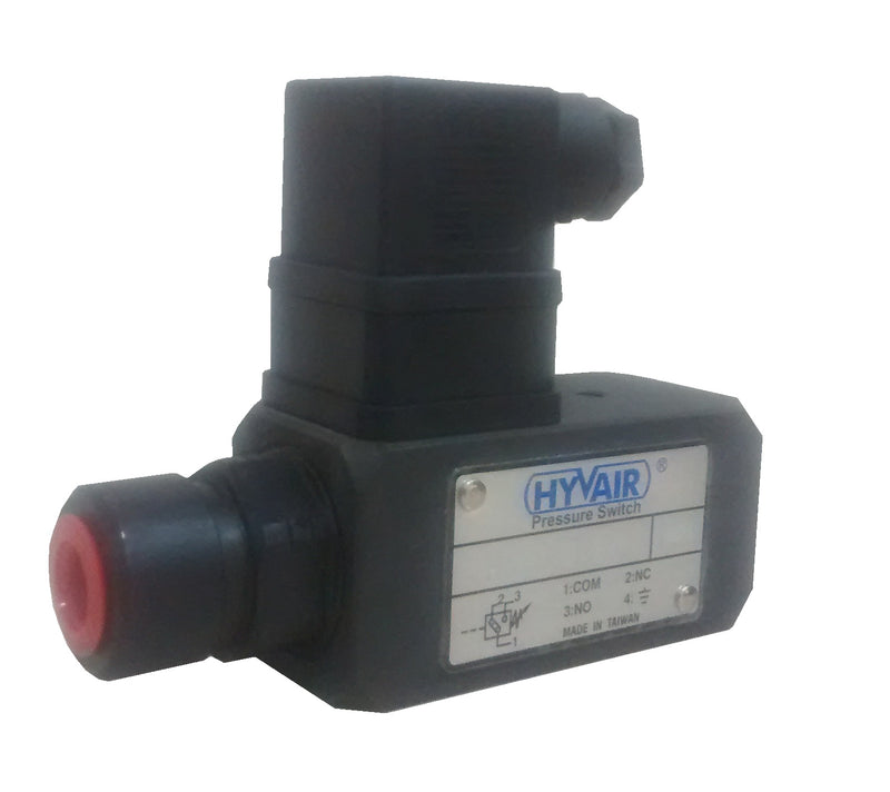 Interruptor de presion electronico 700-5500 PSI, 125-250V-3A, 30VDC-2A 1/4 pulg. NPT N.O N.C (HYVAIR)