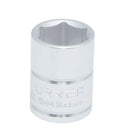 Dado Urrea de Acero Metrico 6 puntas Boca de 13mm X Cuadro de 3/8 pulg. Longitud de 1 1/8 pulg.