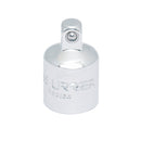 Adaptador para dados Urrea de Acero pulido espejo Hembra 3/8 pulg. X Macho 1/4 pulg.