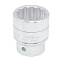 Dado Urrea de Acero SAE 12 puntas Boca de 2 3/16 pulg. X Cuadro de 3/4 pulg. Longitud de 3 pulg.