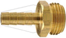 Conexion Push Lock Dixon de Bronce Macho de 3/4 pulg. X Espiga de 3/4 pulg.