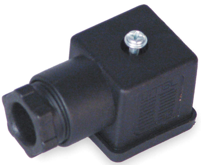 Conector DIN de 32mm negro