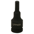Dado de Impacto Urrea de Acero Fosfatizado Metrico Punta Hexagonal Boca de 5mm X Cuadro de 3/8 pulg.