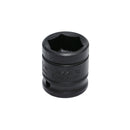 Dado impacto Urrea de Acero Fosfatizado SAE 6 puntas Boca de 3/4 pulg. X Cuadro de 1/2 pulg. Longitud de 1 1/2 pulg.