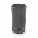 Dado impacto largo Urrea de Acero Fosfatizado SAE 6 puntas Boca de 1 1/8 pulg. X Cuadro de 1/2 pulg. Longitud de 3 3/16 pulg.