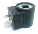 Bobina para valvula hidraulica marca Hydra Force, D.I. 1/2 pulg., conector DIN, 12 VCD, 14.7 W para la serie 08, 80, 88, 98