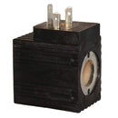 Bobina para valvula hidraulica marca Parker DS de 1 pulg. D.I; conector DIN, 12 VDC, potencia 42 W