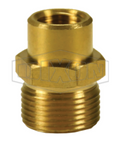 Niple Fijo Dixon para Cople rapido Hembra NPT de 1/4 pulg. X 22mm X 1,5mm