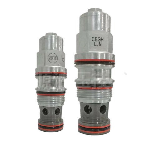Valvula de contra peso de capacidad estandar marca Sun Hydraulics, Piloteada 10:1, cavidad T-17A, 60 GPM, 5000 PSI MAX