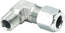 Conexion Codo 90 grados Parker de Acero Tubo Macho 1/2 pulg. X Macho NPT 1/2-14 pulg.