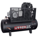 Compresor de aire industrial 3 etapas marca Urrea 15 HP con motor Electrico 220V/440V trifasico y Tanque de 500L 175 PSI MAX