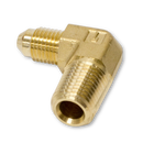 Adaptador codo 90 Parker de Bronce Macho JIC 37 Flare 3/8 pulg. X Macho NPT 1/2 pulg.