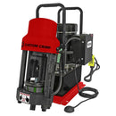 Crimpadora Marca Custom Crimp, con motor de 1hp, 110V CA, capacidad de prensado para mangueras de 1/4 pulg. a 1 1/4 pulg. Diametro Int.